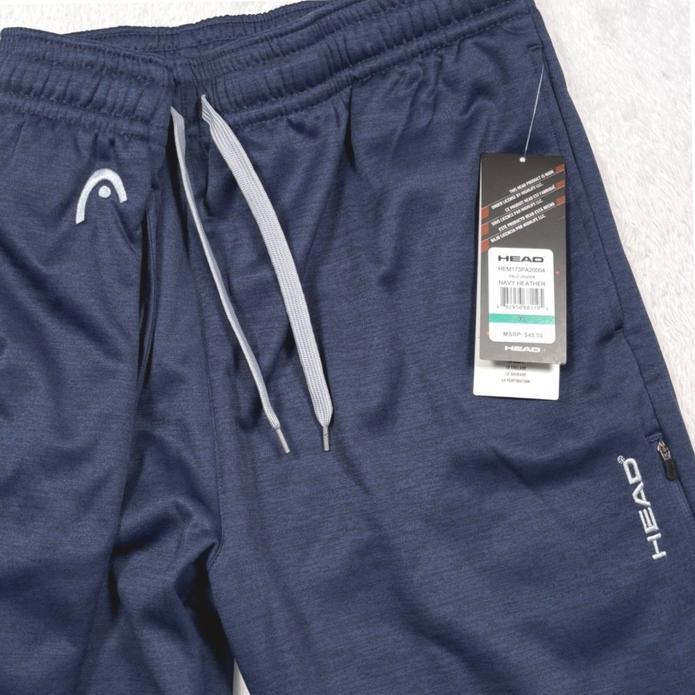 Head‎ Field Jogger Men XL Navy Heather Thermo-Temp Performance Bio-Fit Stretch